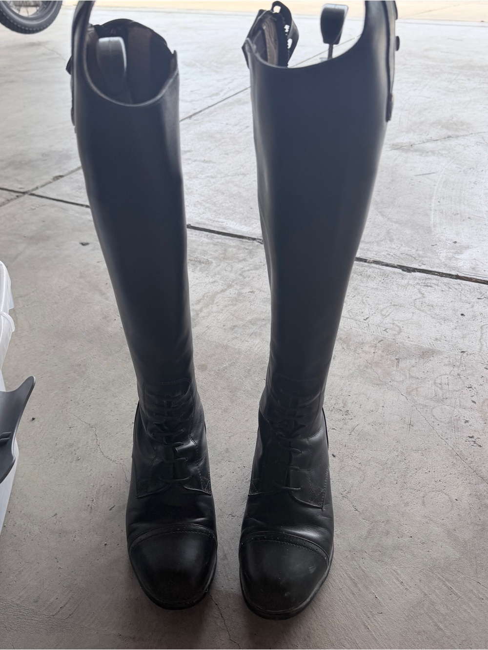 Bundle Ariat tall slim riding boots and paddock boots chaps